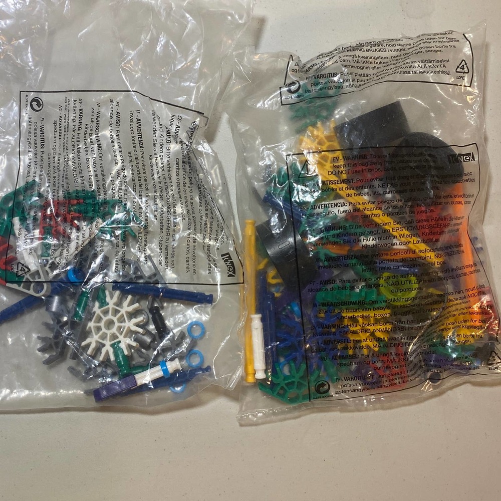 Knex mixed random parts one full bag
